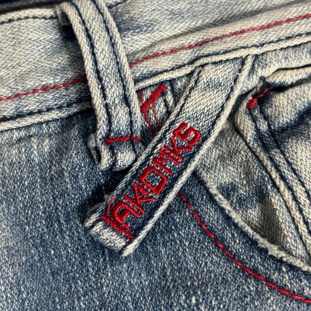 Akademiks Mens Jeans Size 40 Denim Blue RN100964 Straight‎ Fit Relaxed - Picture 7 of 16
